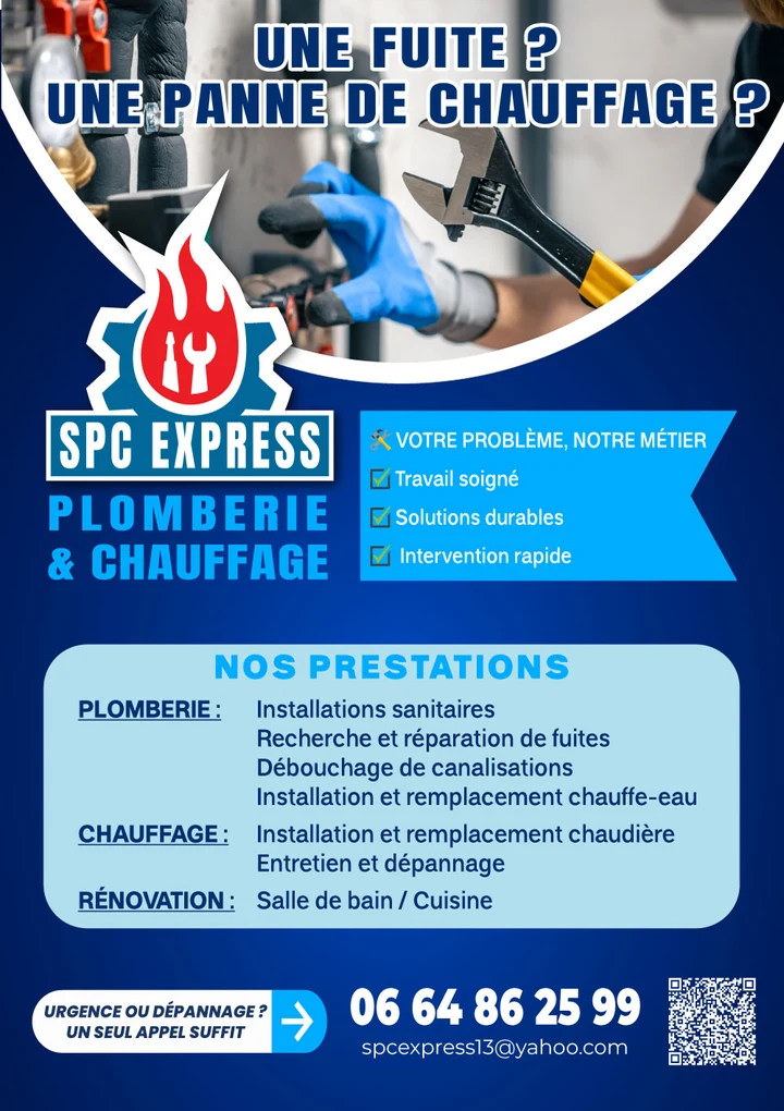 Flyer SPC Express Plomberie et Chauffage
